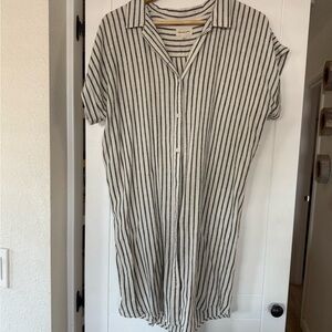 Thread & Supply Black and White Striped Dress
